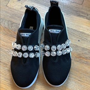 Miu Miu Wedge Sneakers